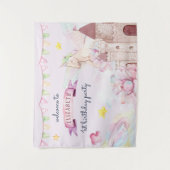 Blume Unicorn Wilhelm Tell Wandteppich (Vorderseite)