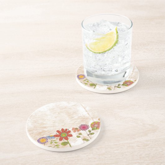 Blume Untersetzer (Seite)