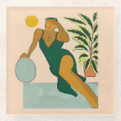 Blume Untersetzer (Vorderseite)