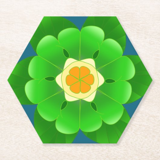 Blume Untersetzer1 von Black Lion Kreationen Untersetzer (Vorderseite)