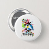 Blume Uruguay Button (Vorne & Hinten)