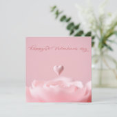 Blume Valentine Feiertagskarte (Stehend Vorderseite)