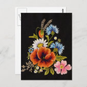 Blume variieren postkarte (Vorne/Hinten)