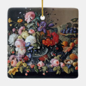 Blume Vase Art Keramikornament (Rückseite)