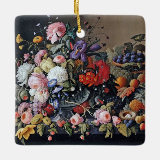 Blume Vase Art Keramikornament (Vorderseite)