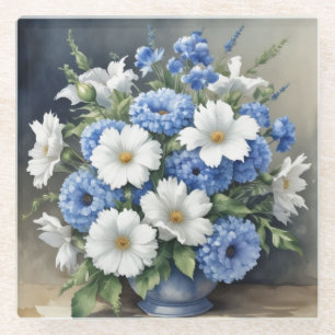 Blume Vase Elegantes Wasser Glasuntersetzer