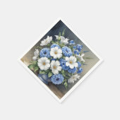 Blume Vase Elegantes Wasser Serviette (Ecke)