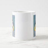 Blume Vase Girl Jumbo-Tasse (Vorderseite)