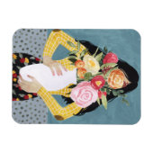 Blume Vase Girl Magnet (Horizontal)