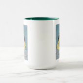 Blume Vase Girl Tasse (Zentrum)