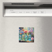 Blume Vasen gefüllt mit atemberaubenden, dynamisch Magnet (In Situ (Geschirrspüler))