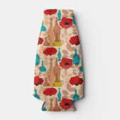 Blume, Vasen und Flaschenmuster Flaschenkühler (Vorderseite)