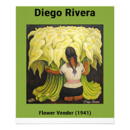 Blume Vender (1941) von Diego Rivera Fotodruck