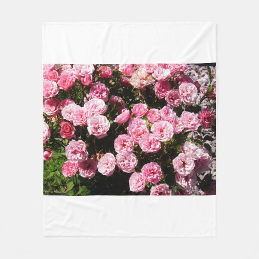 Blume Ver 1,0 Fleecedecke (Vorderseite)