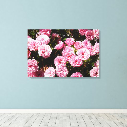 Blume Ver 1,0 Leinwanddruck (Insitu (Holzboden))