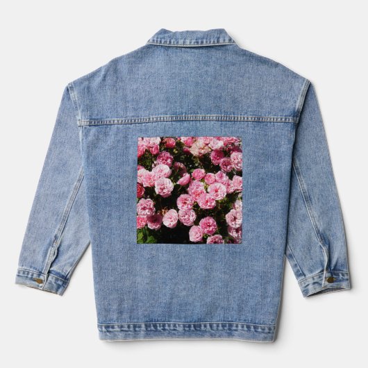 Blume Ver 1 Jeansjacke (Rückseite)