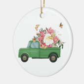 Blume-Veröffentlichen Keramik Ornament (Links)