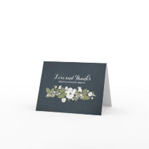 Blume verrichten niedliche Vintage Hochzeit danke 