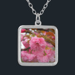 Blume Versilberte Kette<br><div class="desc">Hot Pink Cherry Blossom Blume Foto von Sandy Closs am Lake Arrowhead Pink,  Blume,  Blume,  Blumen,  Frühling,  Kirsche,  Kirschen,  Garten,  Hochzeit,  Hochzeiten, </div>