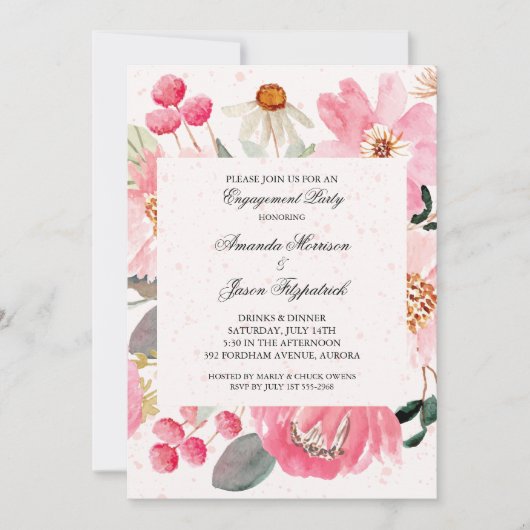 Blume-Vertragspartei Einladung (Vorderseite)