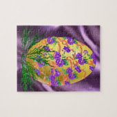 Blume verzierte Ei Puzzle (Horizontal)
