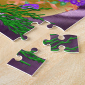 Blume verzierte Ei Puzzle (Seite)