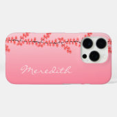 Blume Verzweigen benutzerdefinierte Monogramm-Hüll Case-Mate iPhone Hülle (Rückseite (Horizontal))