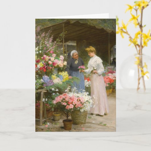 Blume | Victor Gabriel Gilbert Karte (Gelbe Blume)