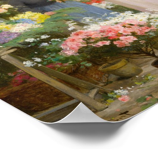 Blume | Victor Gabriel Gilbert Poster (Ecke)