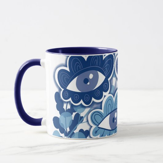 Blume Viel Glück Tassen (Links)