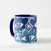 Blume Viel Glück Tassen (Vorderseite Links)