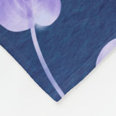 Blume Vintag Fleecedecke (Ecke)