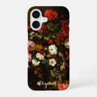 Blume Vintag Florenz Stilvoll Mit Monogramm