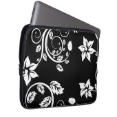 Blume Vintag Girly Niedlich Laptopschutzhülle (Vorne Rechts)