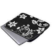 Blume Vintag Girly Niedlich Laptopschutzhülle (Vorne Knopf)