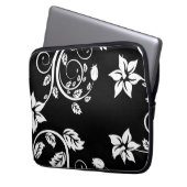 Blume Vintag Girly Niedlich Laptopschutzhülle (Vorderseite Links)