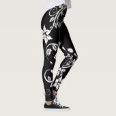 Blume Vintag Girly Niedlich Leggings (Rechts)