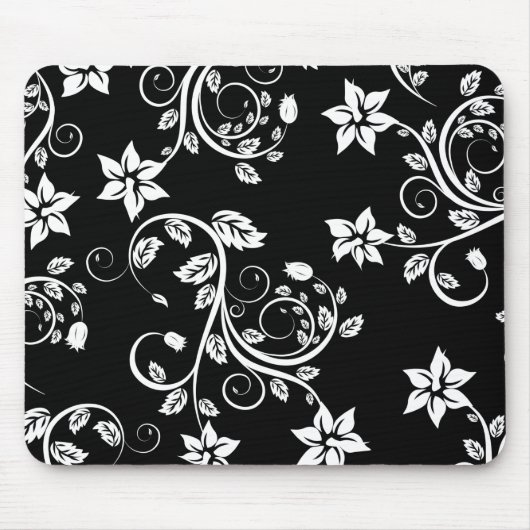 Blume Vintag Girly Niedlich Mousepad (Vorne)