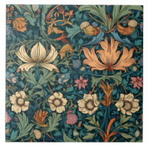 Blume, Vintag, Jugendstil, William Morris-Stil,