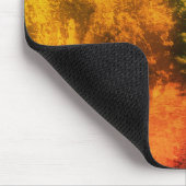 Blume Vintag Sepia Mousepad (Ecke)