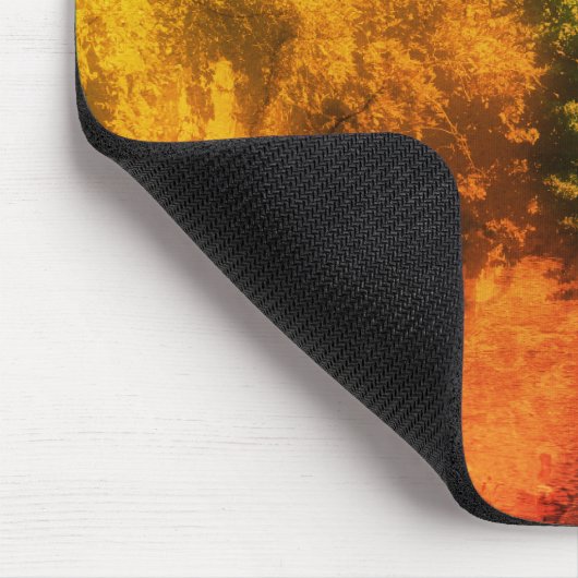 Blume Vintag Sepia Mousepad (Ecke)