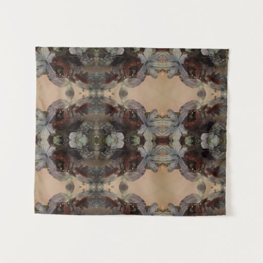 Blume Vintag Wandteppich (Vorderseite (Horizontal))