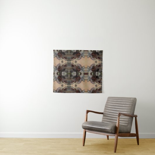 Blume Vintag Wandteppich (Beispiel (Horizontal))