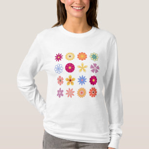 Blume, Vintage Blume, Blumengarten T-Shirt