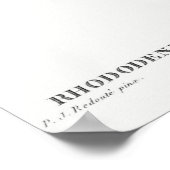 Blume Vintage botanische Kunst Poster (Ecke)