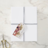 Blume Vintage Hochzeit Geschenkanhänger (Mit Garn)