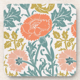 Blume, Vintage Kunst Getränkeuntersetzer