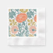 Blume, Vintage Kunst Serviette (Vorderseite)