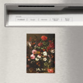 Blume Vintage Ölgemälde Magnet (In Situ (Geschirrspüler))