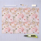 Blume, Vintage Rose, rosa Rosen Seidenpapier (Handwerk)